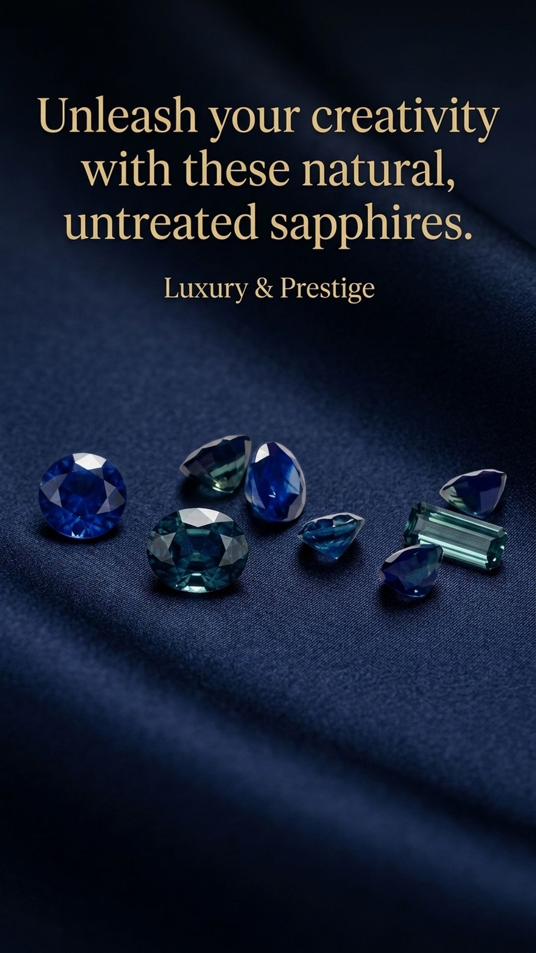 Natural and Untreated Loose Sapphire Gemstones