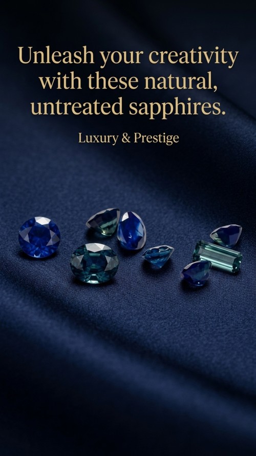 Natural and Untreated Loose Sapphire Gemstones